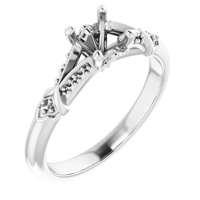 Accented Engagement Ring