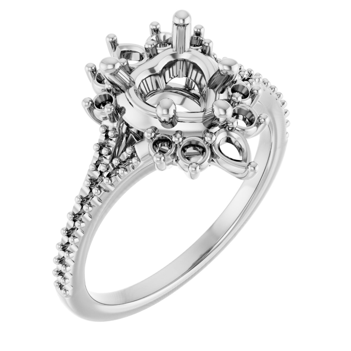 Accented Engagement Ring