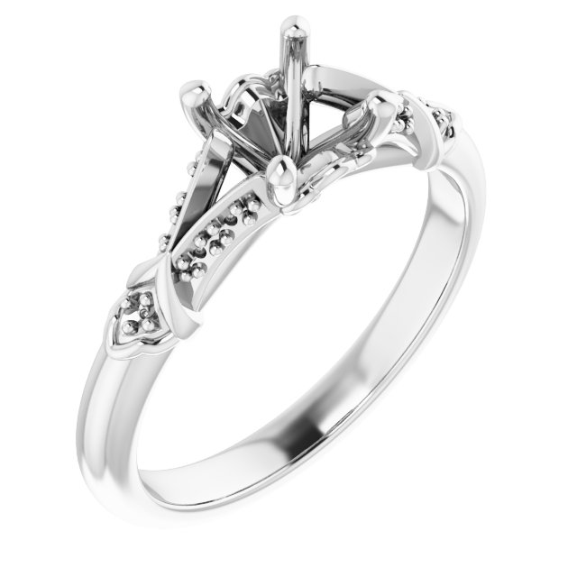 Accented Engagement Ring