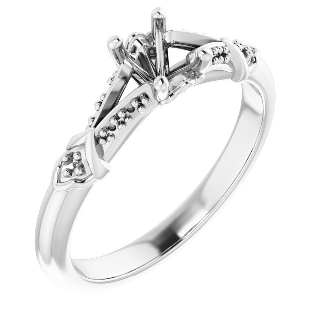 Accented Engagement Ring