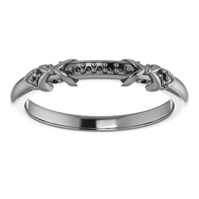 Band Mounting for 5.5 mm Square Ring view 3