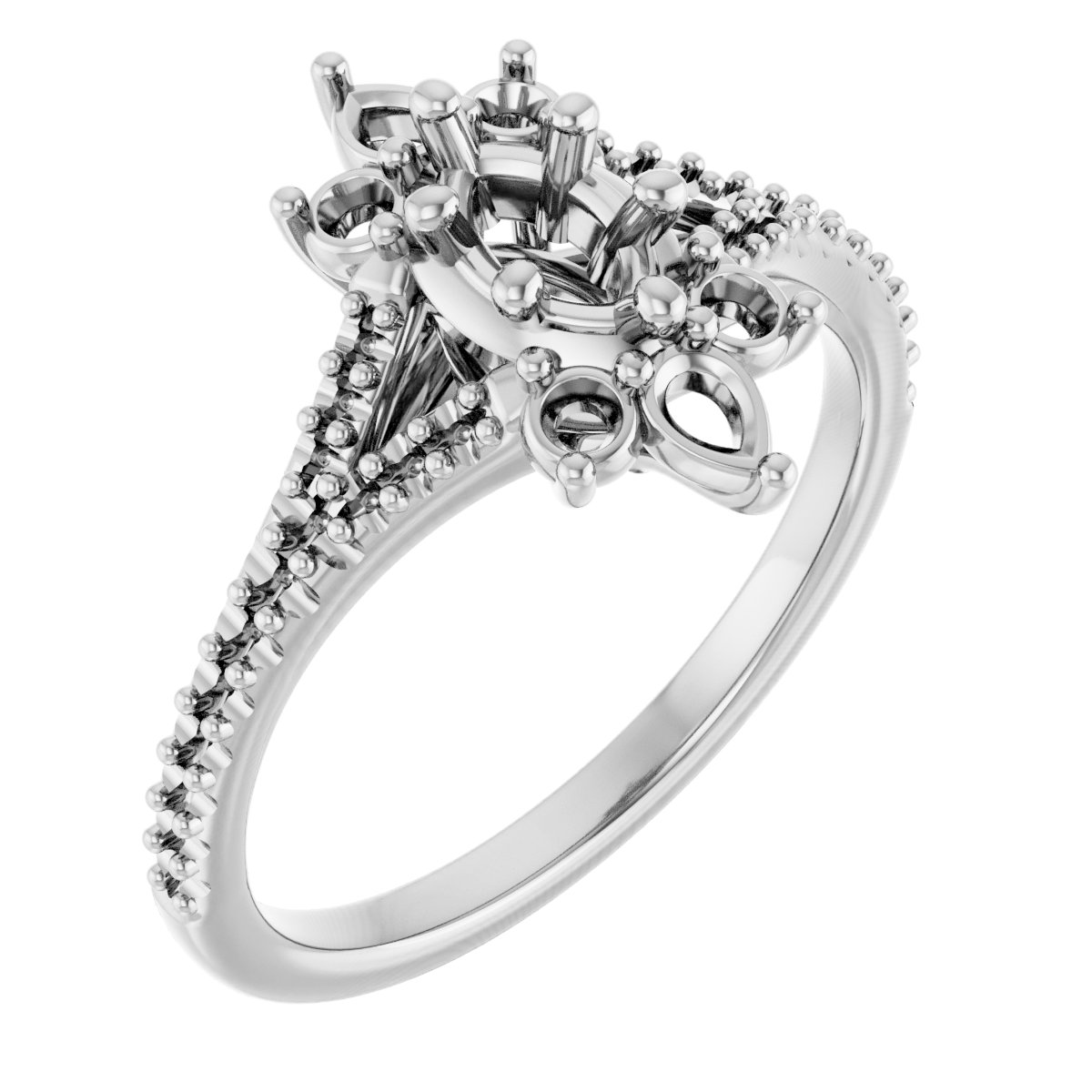 Accented Engagement Ring