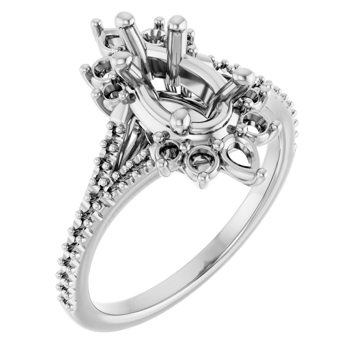 Accented Engagement Ring