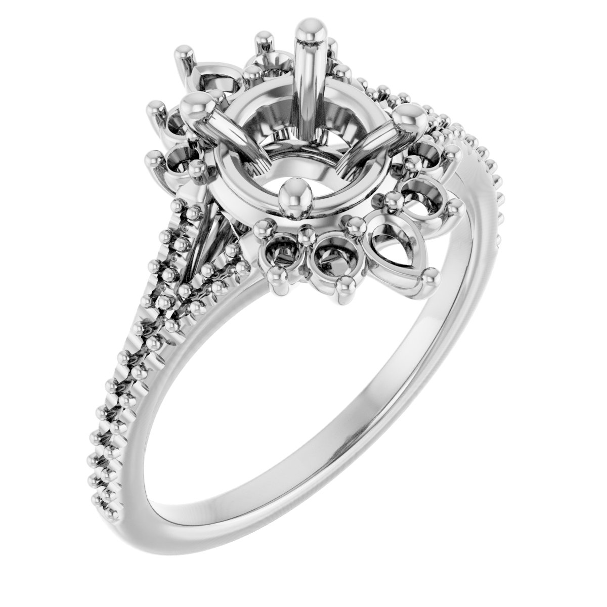 Accented Engagement Ring