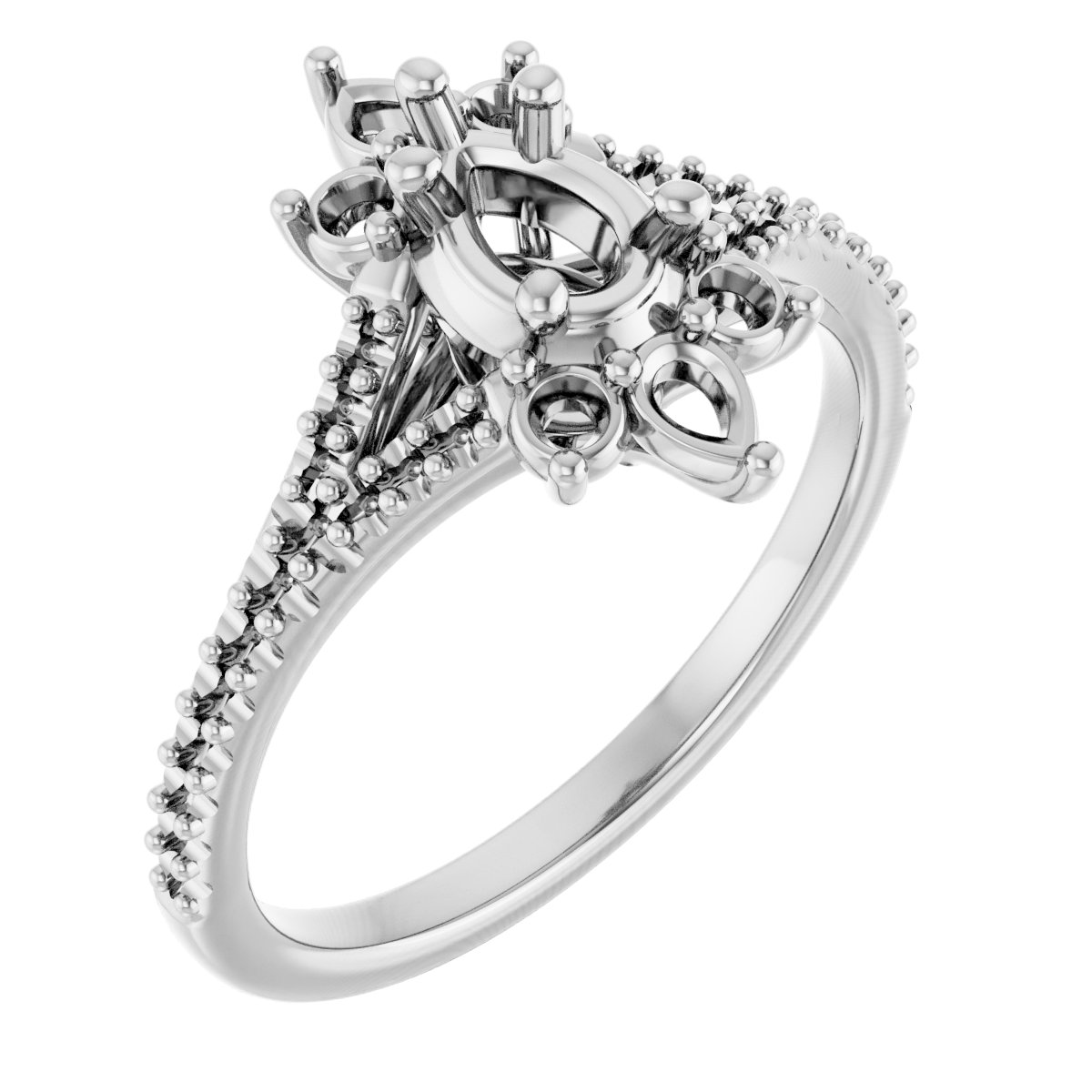 Accented Engagement Ring