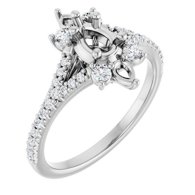 14k White Gold