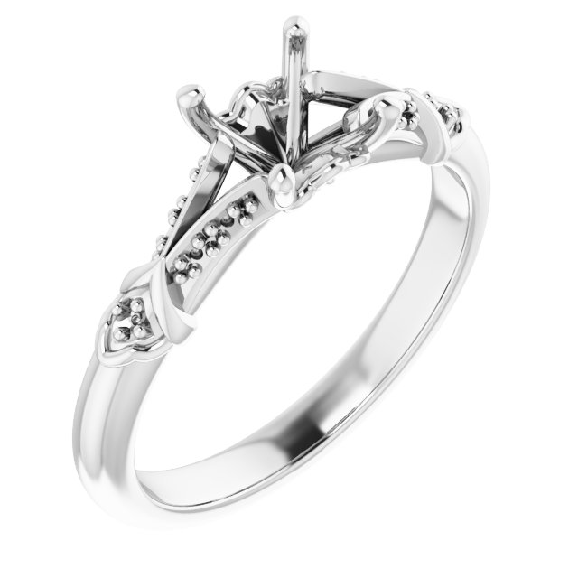 Accented Engagement Ring