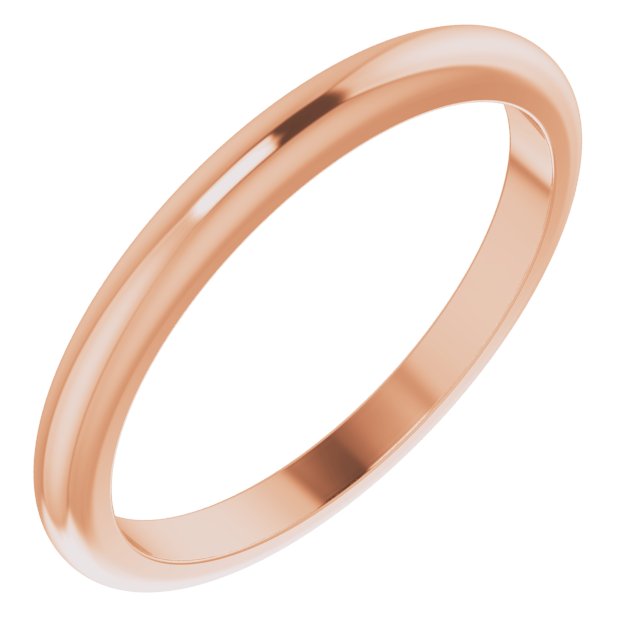 14K Rose Gold Matching Band