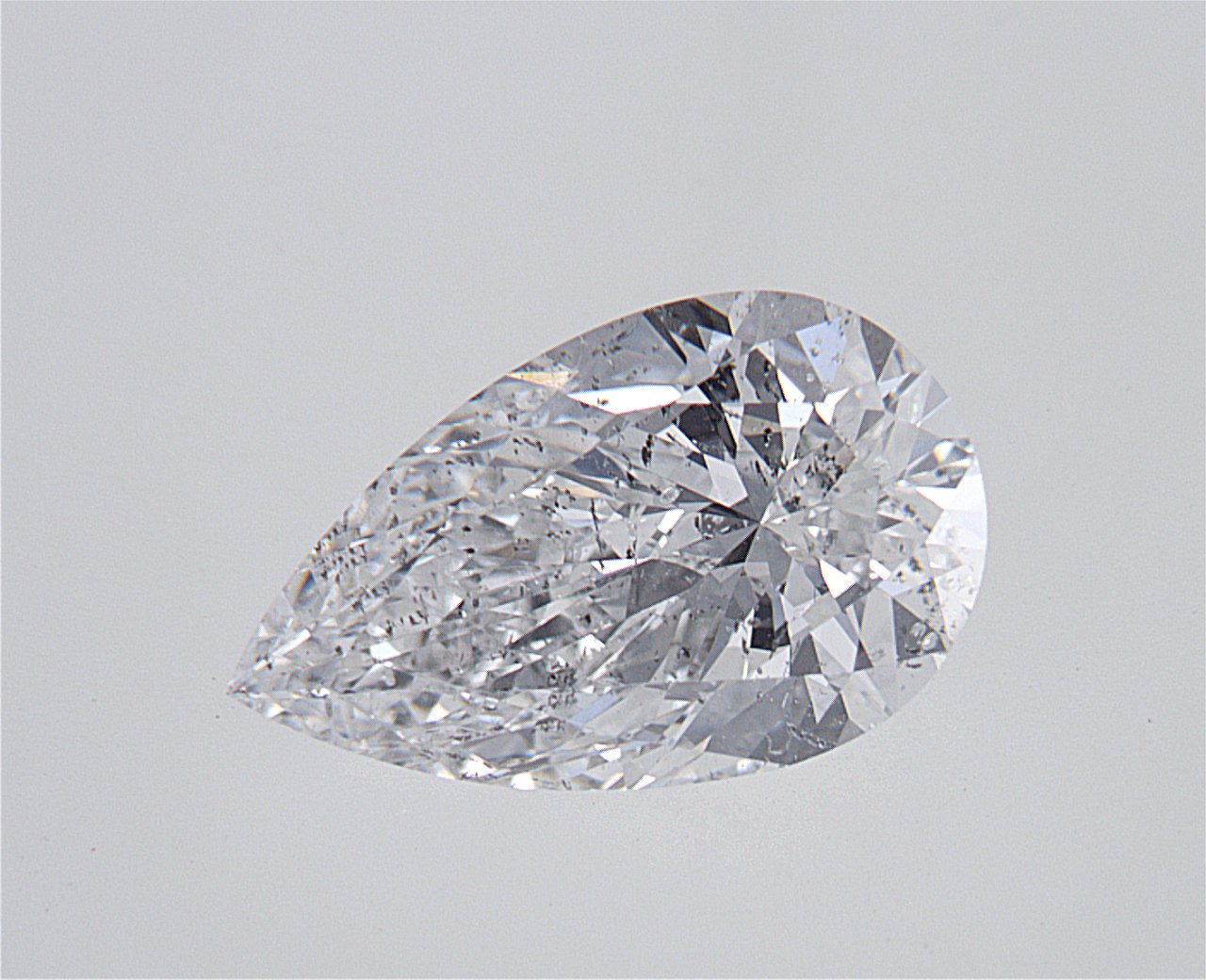 1.7 CT Pear Natural Diamond Surrey Vancouver Canada Langley Burnaby Richmond