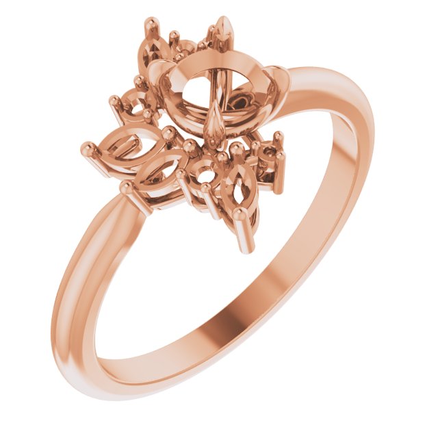Accented Engagement Ring or Band