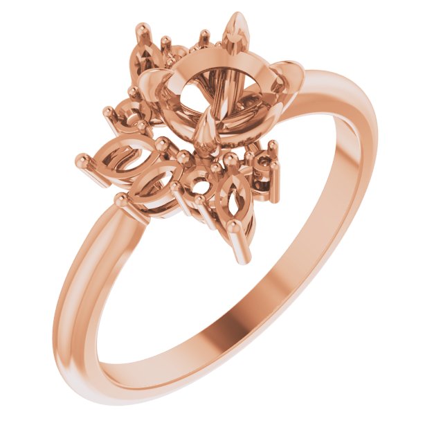 Accented Engagement Ring or Band