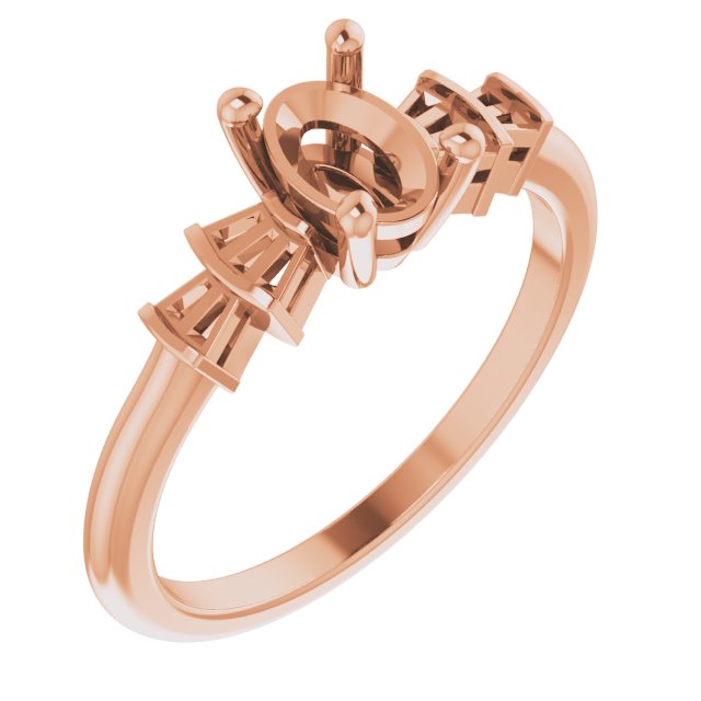 Accented Engagement Ring or Band