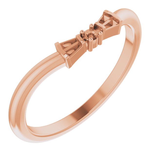 Accented Engagement Ring or Band