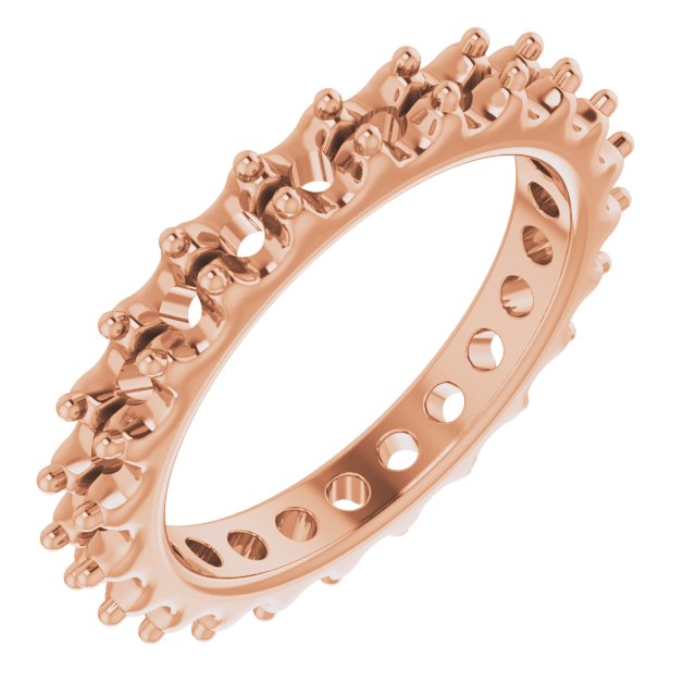 Shared-Prong Eternity Band