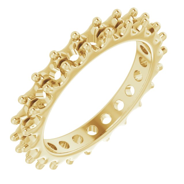 Shared-Prong Eternity Band