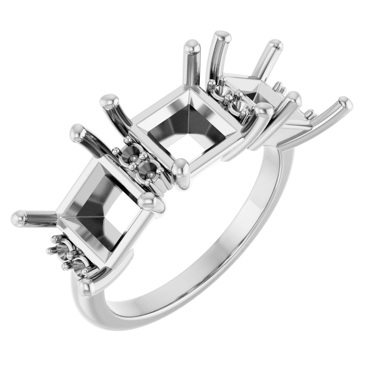 Three-Stone Anniversary Band