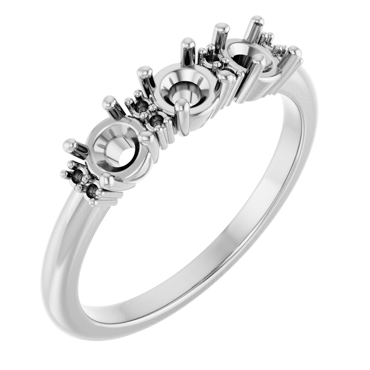 Three-Stone Anniversary Band