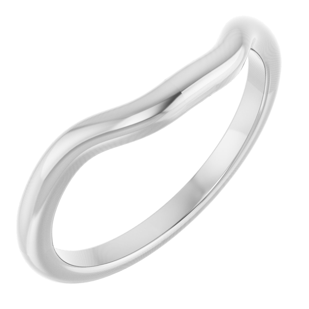 Solitaire Split-Shank Engagement Ring or Band