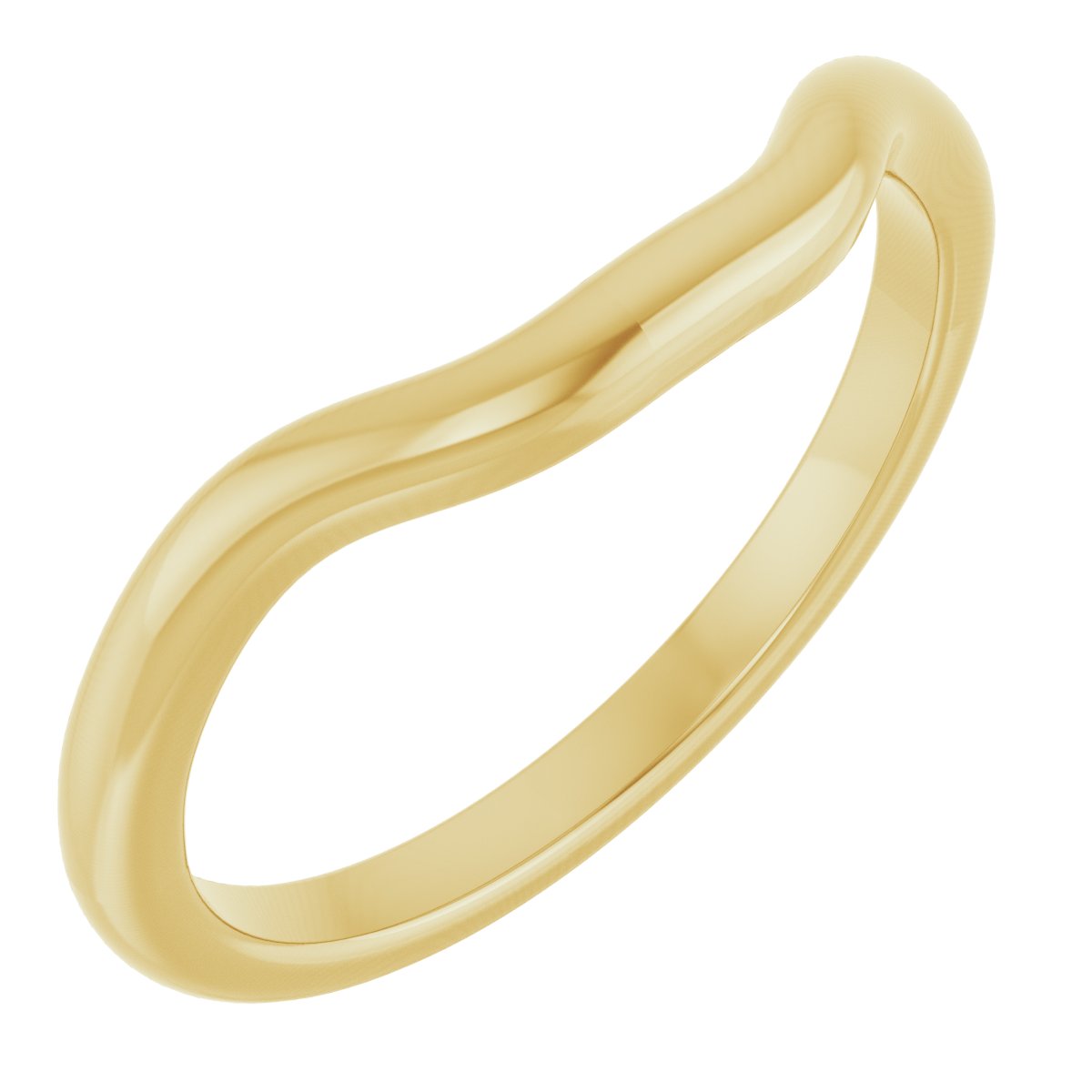 Solitaire Split-Shank Engagement Ring or Band