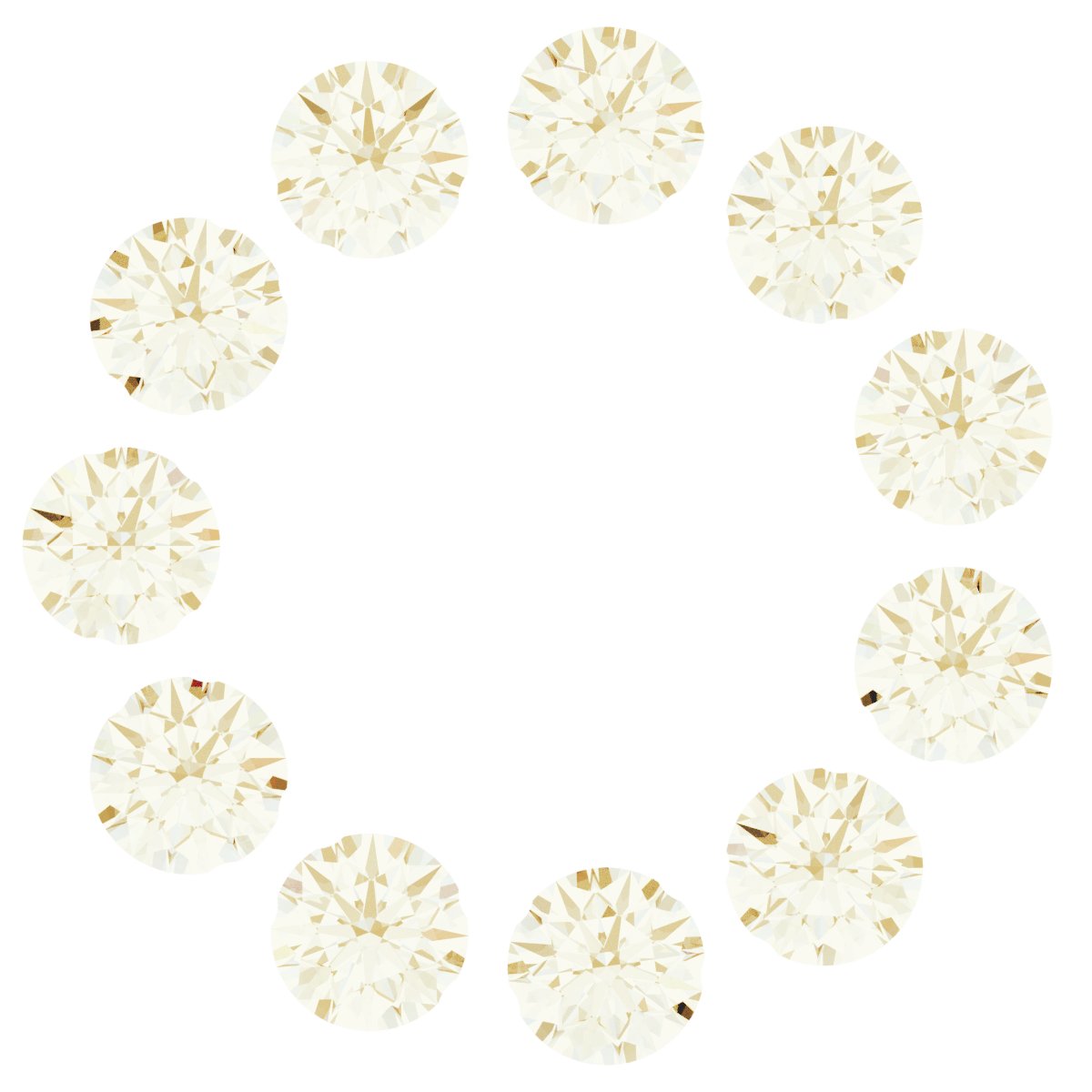 14K Yellow 1/6 CTW Natural Diamond Halo-Style Earring Jackets