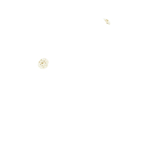 14K Yellow 8 mm Round .03 CTW Natural Diamond Semi-Set Cabochon Ring