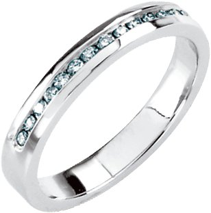 Platinum Diamond Anniversary Band .17 CTW Ref 589540