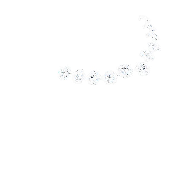 14K White Gold 1/6 CTW Natural Diamond Matching Band