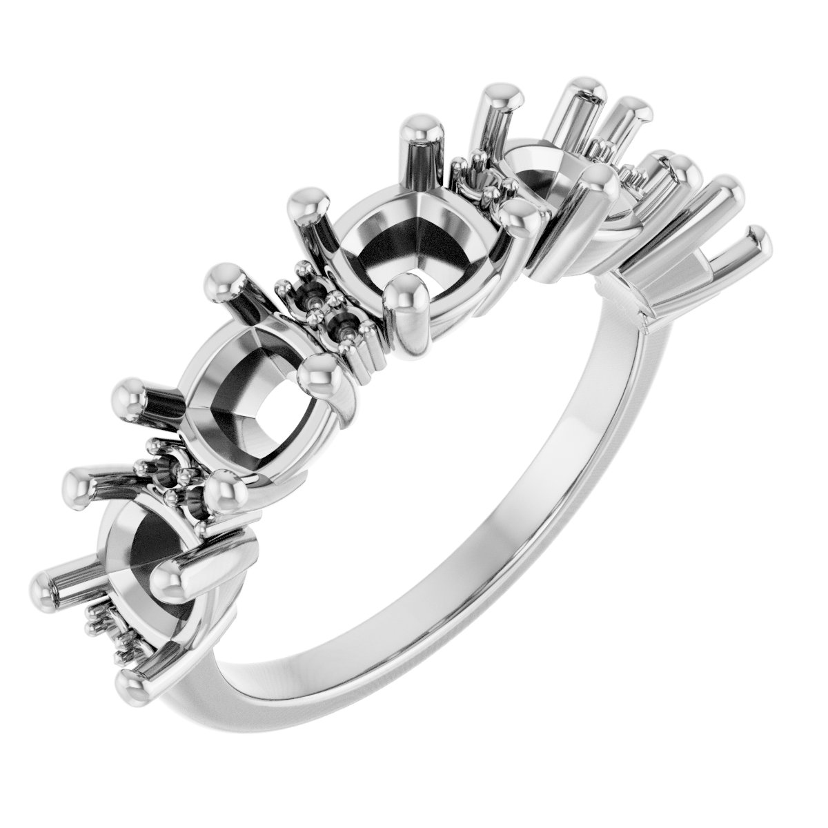 Accented Five-Stone Anniversary Band