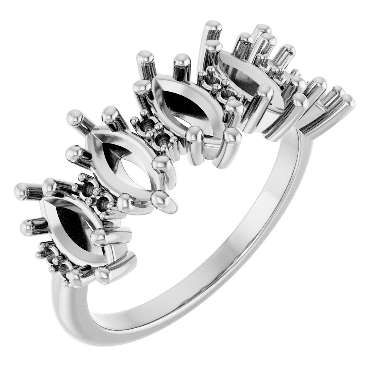 Accented Five-Stone Anniversary Band