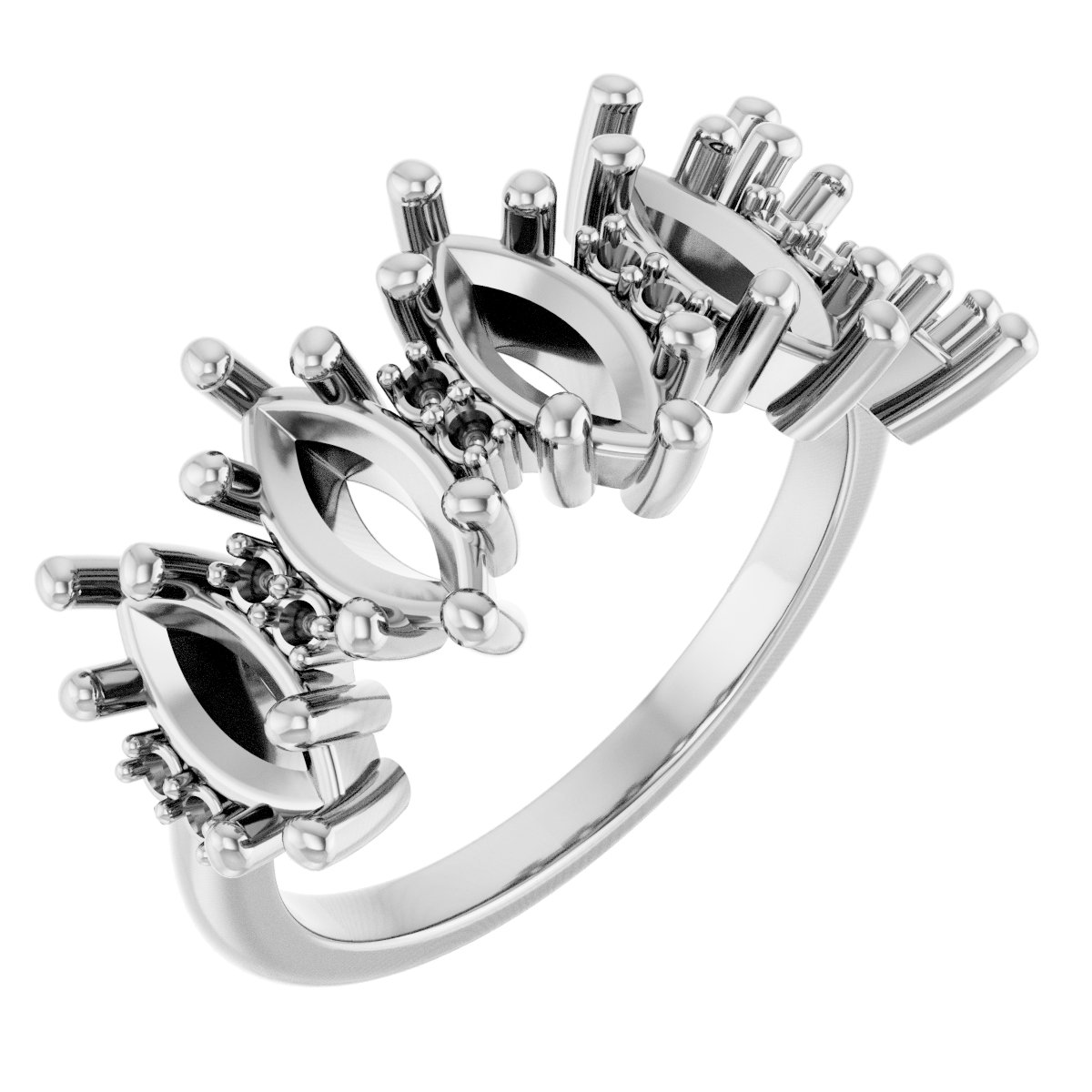 Accented Five-Stone Anniversary Band