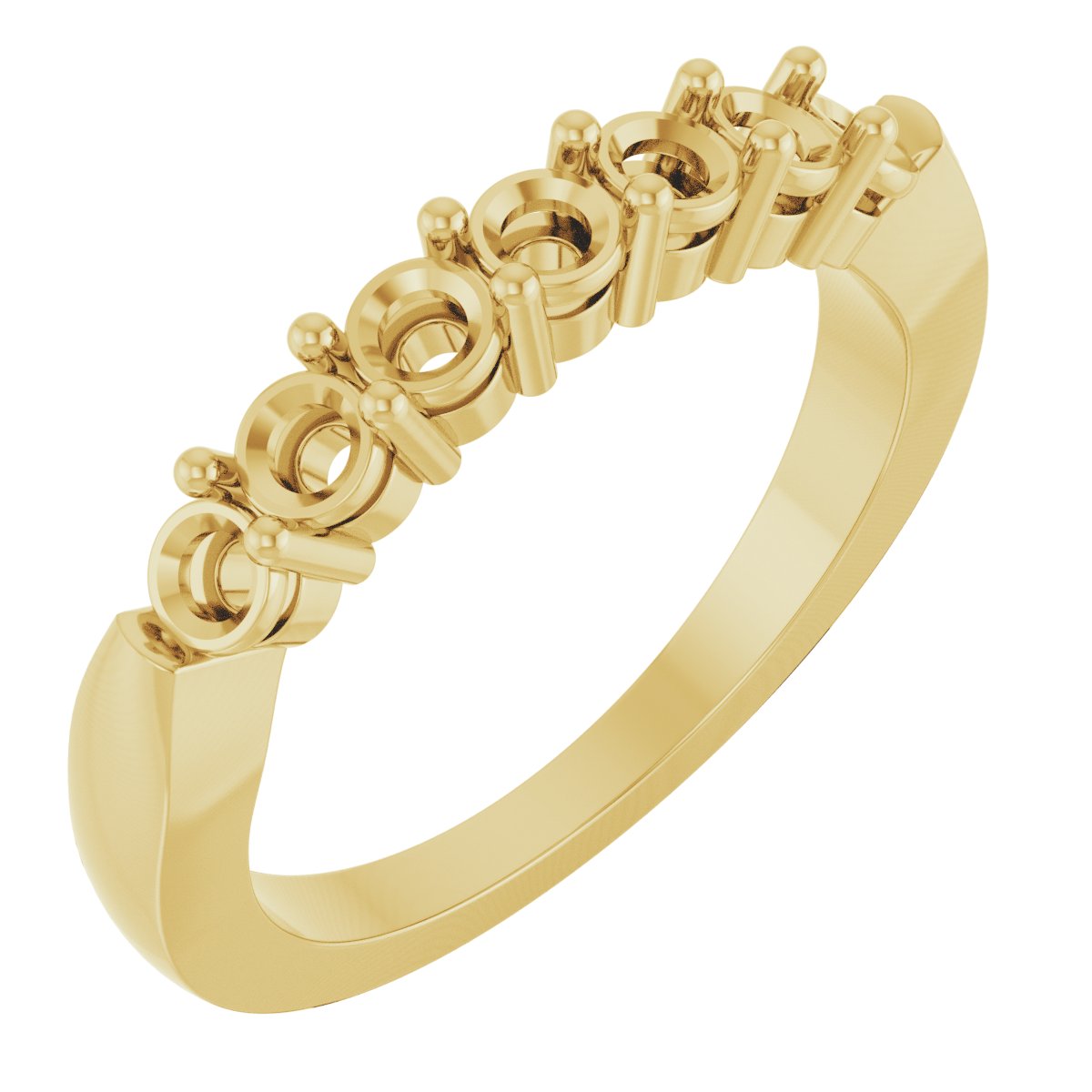 Seven-Stone Anniversary Band