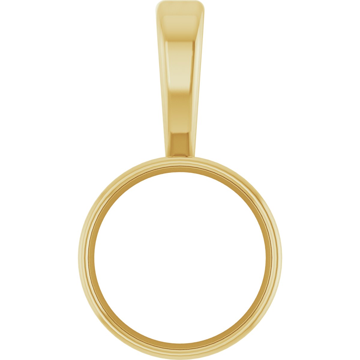 Bezel-Set Solitaire Necklace or Pendant