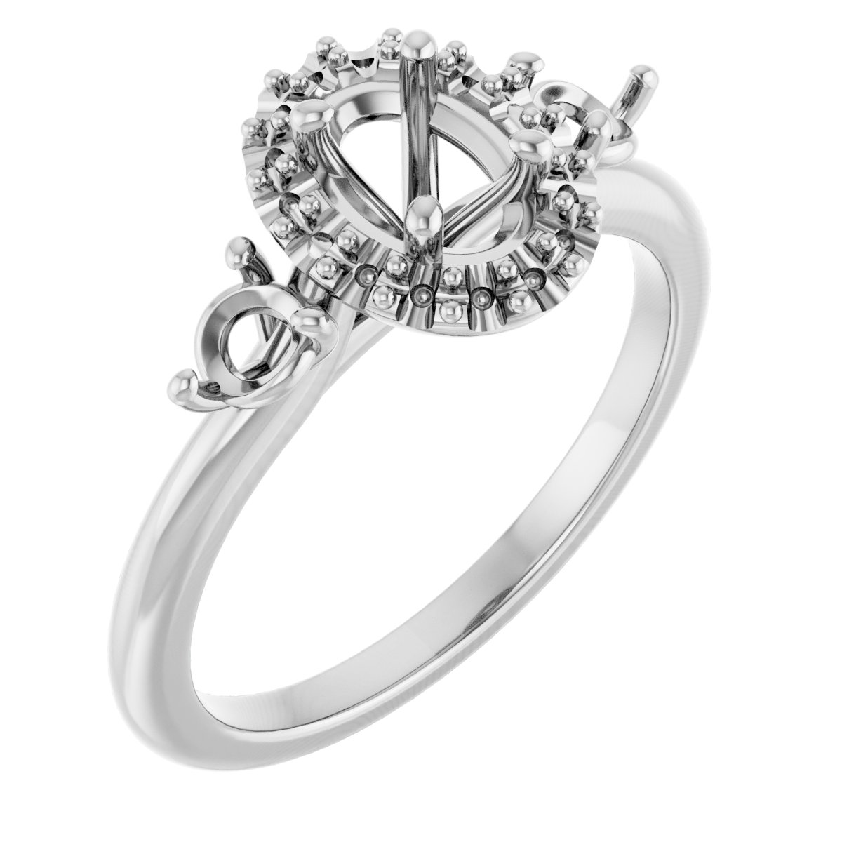 Halo-Style Engagement Ring