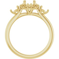 Halo-Style Engagement Ring