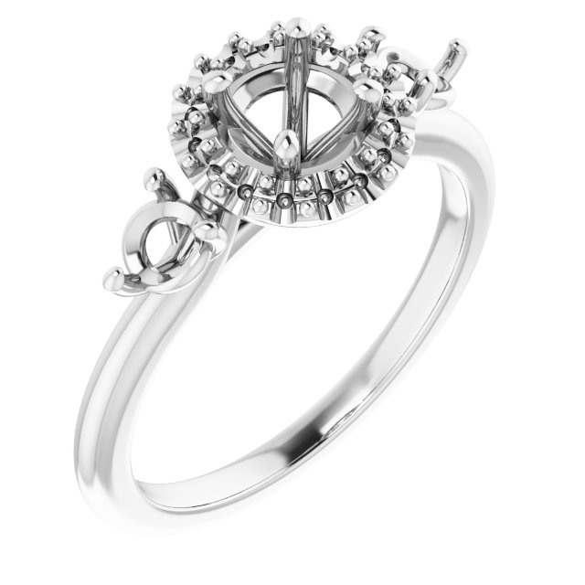 Halo-Style Engagement Ring