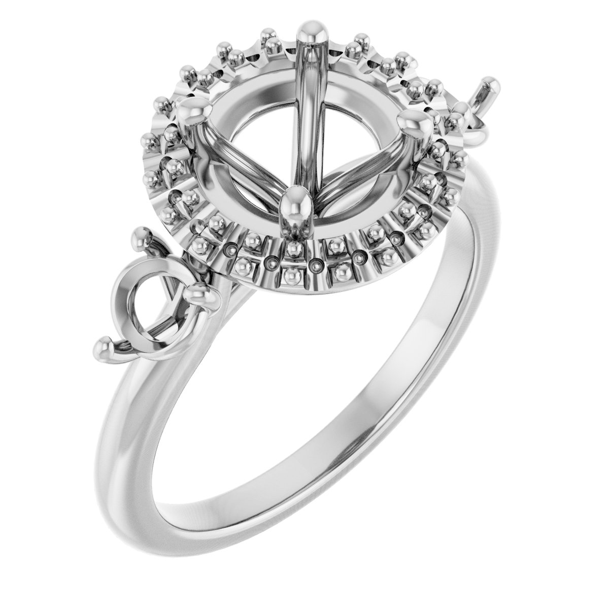 Halo-Style Engagement Ring
