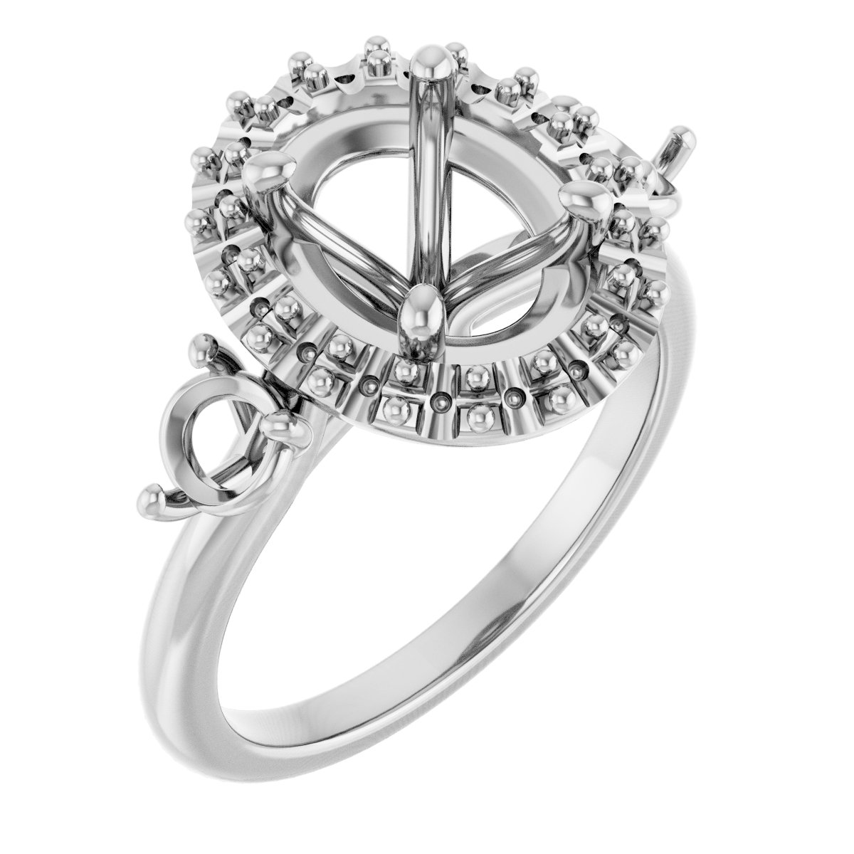 Halo-Style Engagement Ring