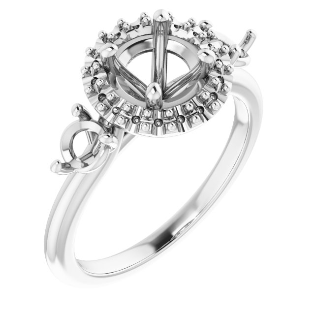 Halo-Style Engagement Ring