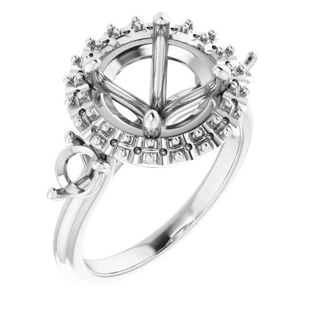 Halo-Style Engagement Ring