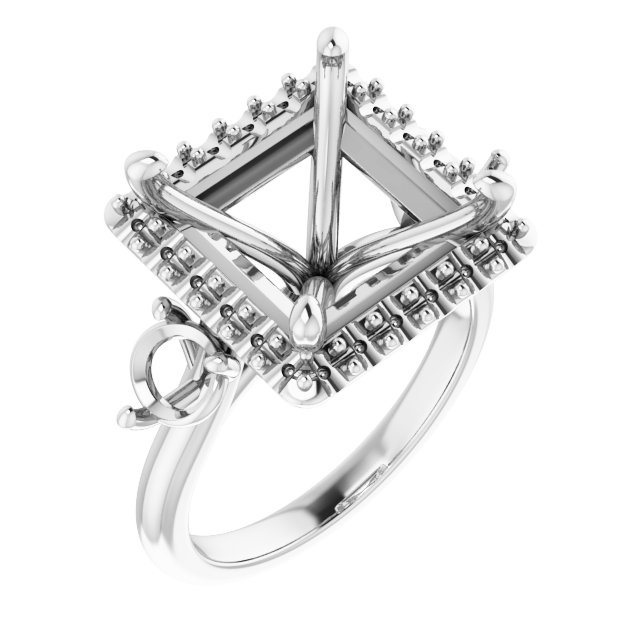 Halo-Style Engagement Ring