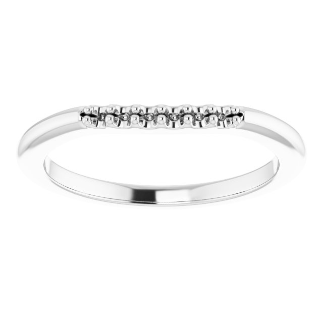 Band Mounting for 5 mm Asscher Ring view 3