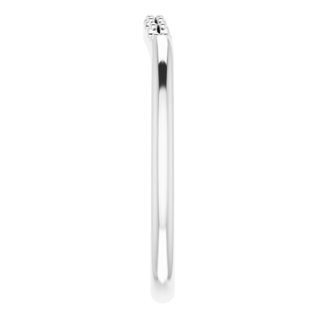 Band Mounting for 5 mm Asscher Ring view 4