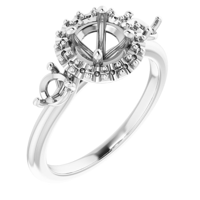 Halo-Style Engagement Ring