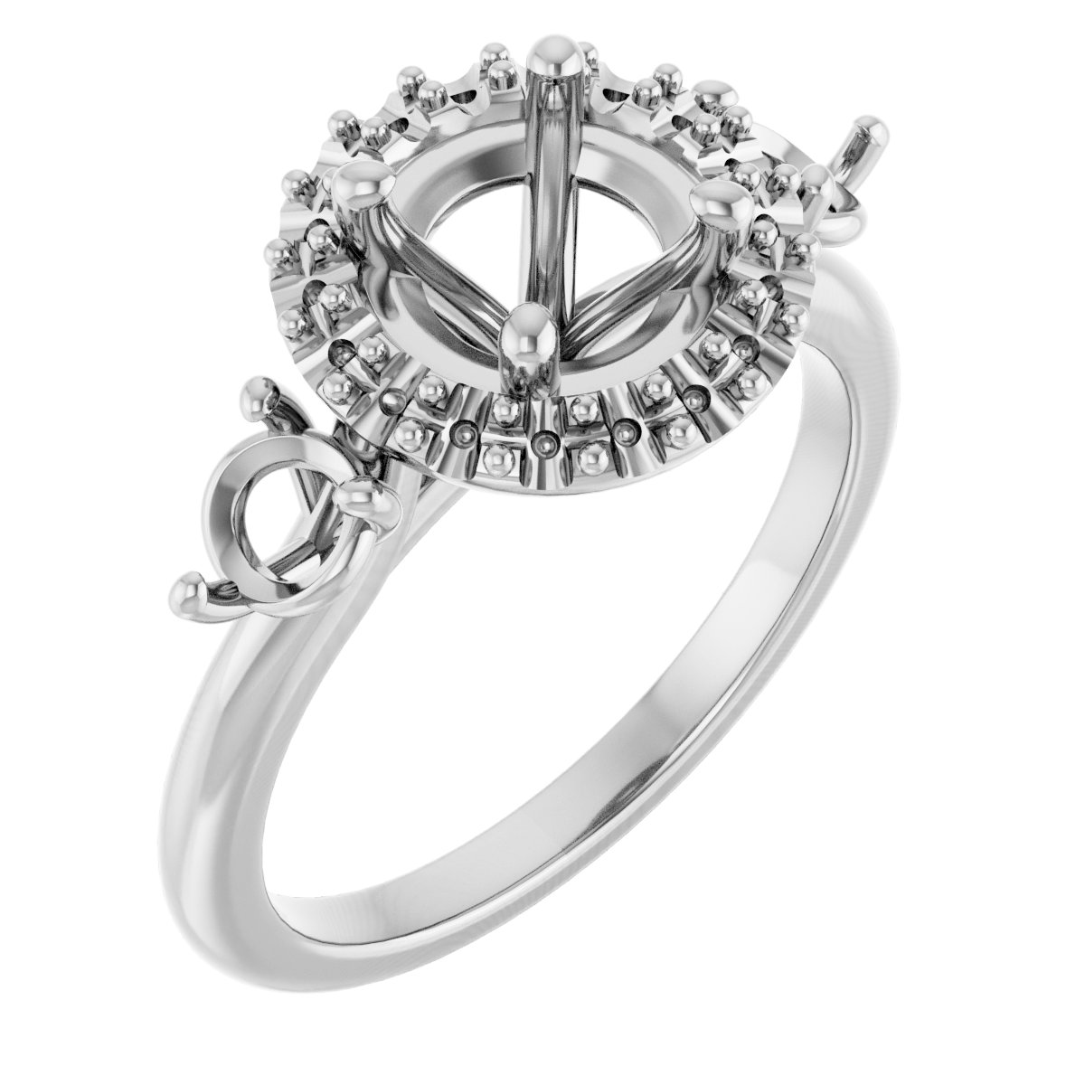 Halo-Style Engagement Ring