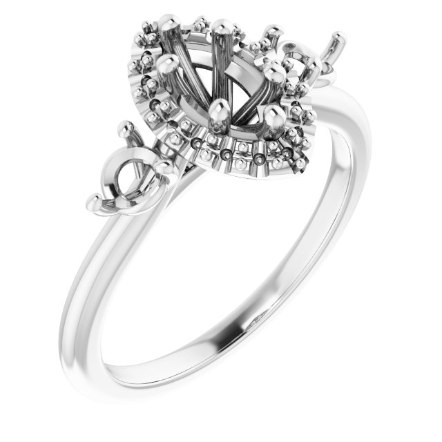Halo-Style Engagement Ring