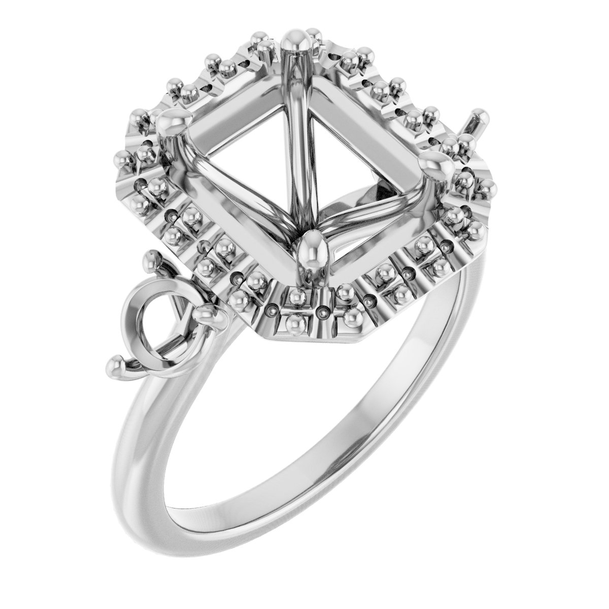 Halo-Style Engagement Ring