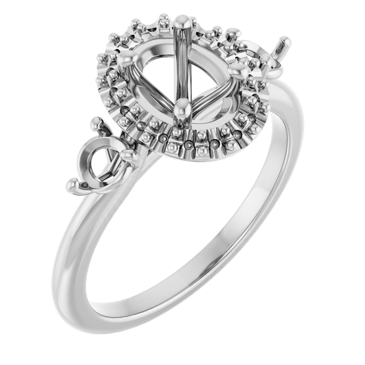 Halo-Style Engagement Ring