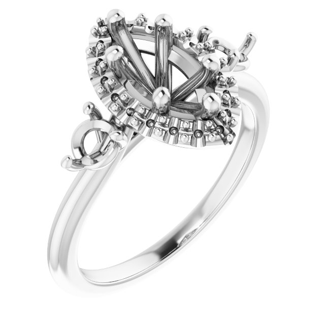 Halo-Style Engagement Ring