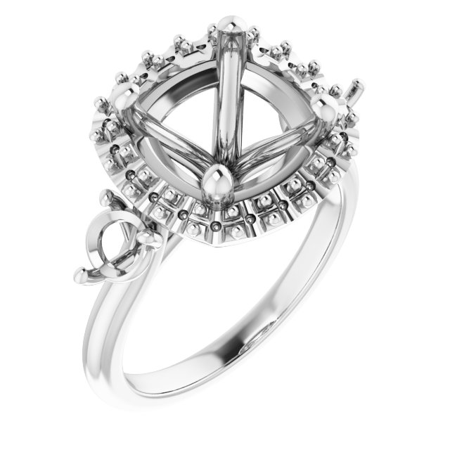 Halo-Style Engagement Ring