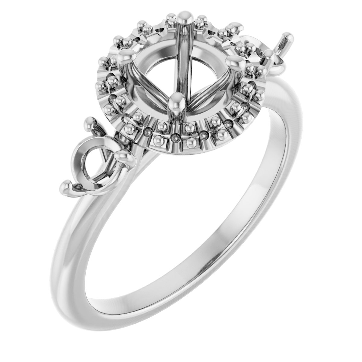 Halo-Style Engagement Ring